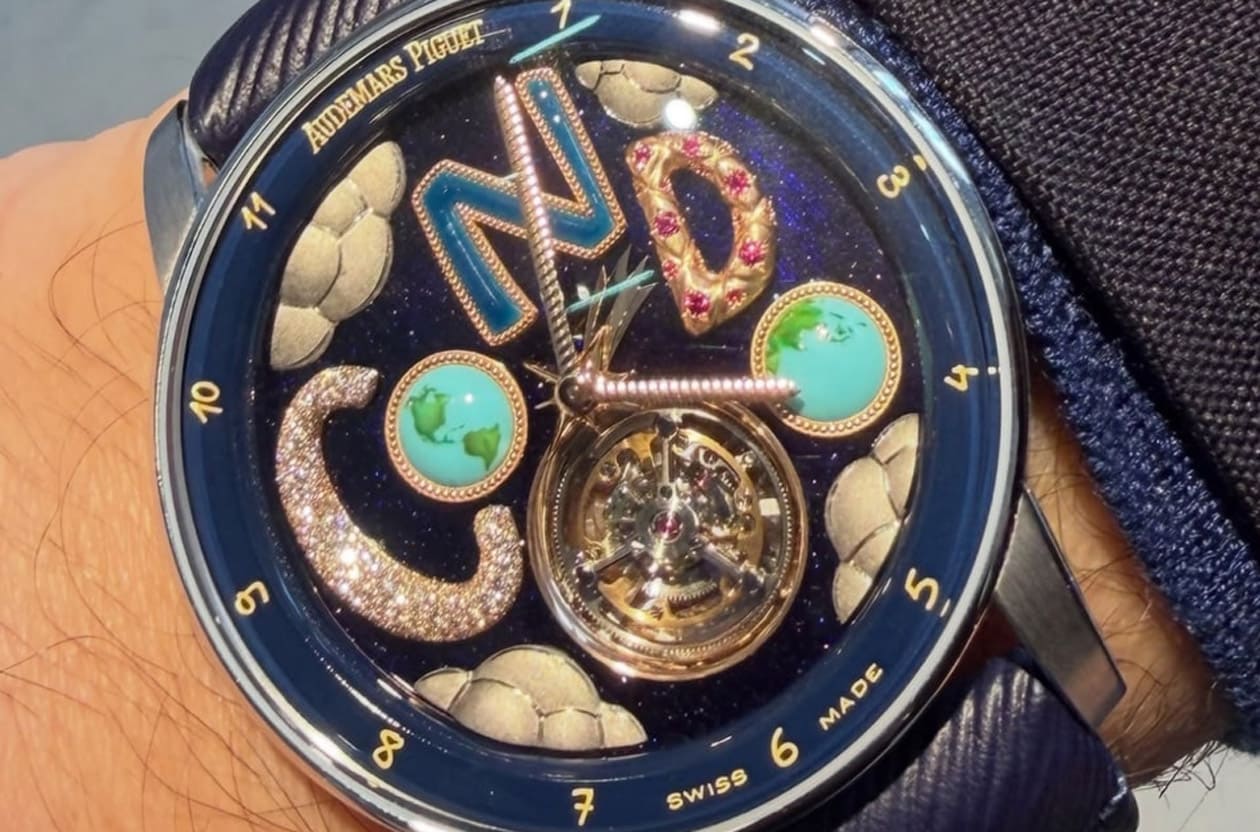 超越限量版的愛彼CODE 11.59「孤品」 當代藝術家腕間的稀世陀飛輪收藏