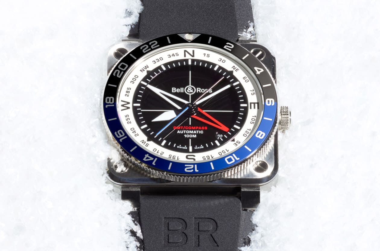 揭祕隱藏技能，GMT指針如何化身指南針？一探BELL & ROSS BR-03實用導航美學