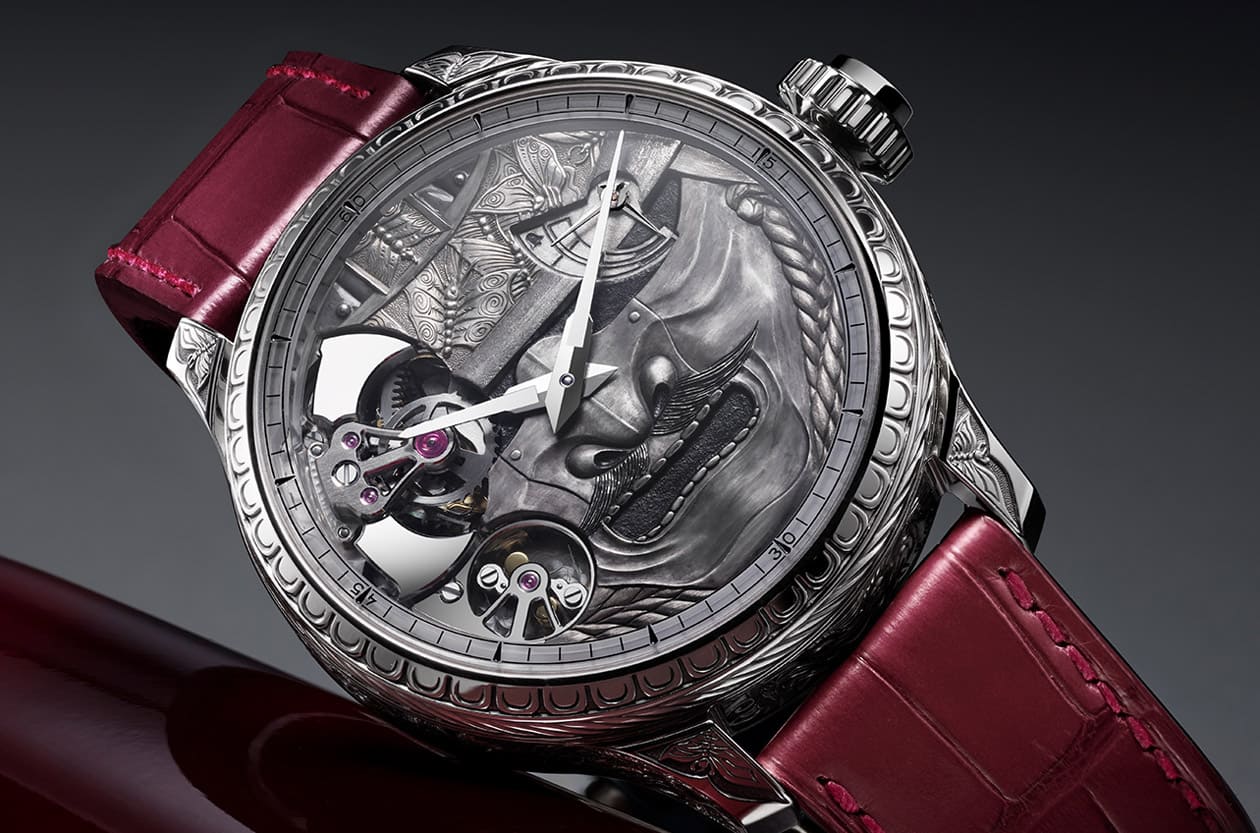 全球僅一只！蕭邦L.U.C「武士精神」三問錶 錶殼面盤精緻微雕向日本匠人精神致敬