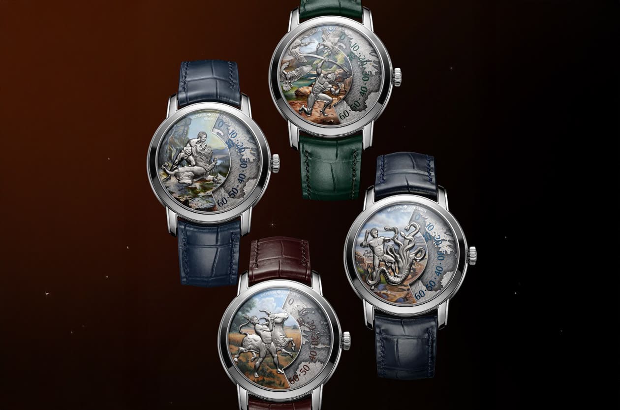 江詩丹頓270週年史詩巨作 閣樓工匠「海克力斯的十二試煉」，把古希臘神話搬上手錶