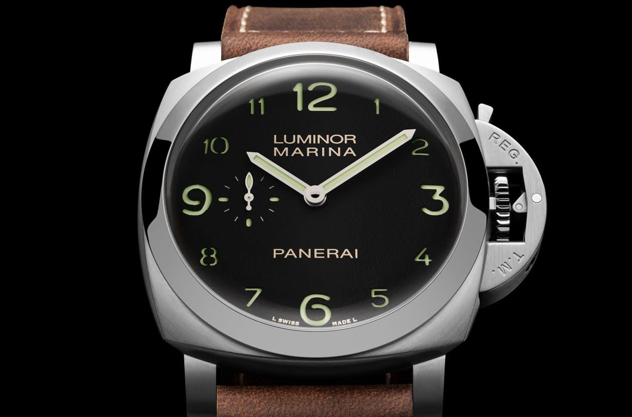 沛納海Luminor PAM01759帶回圓拱鏡、無日期 重拾義大利海軍儀器純粹精神