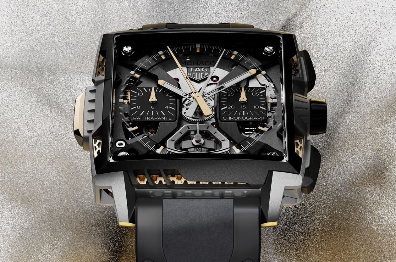 泰格豪雅Monaco Air 1鈦金屬鏤空殼「像從風洞中誕生」 將超跑空氣力學戴上手腕