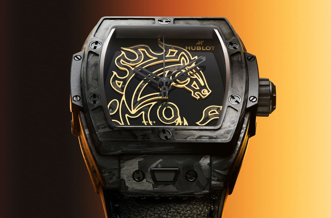 馬年開運這只最霸氣！宇舶「躍動黑馬」Spirit of Big Bang，黑金配色戴出強運勢