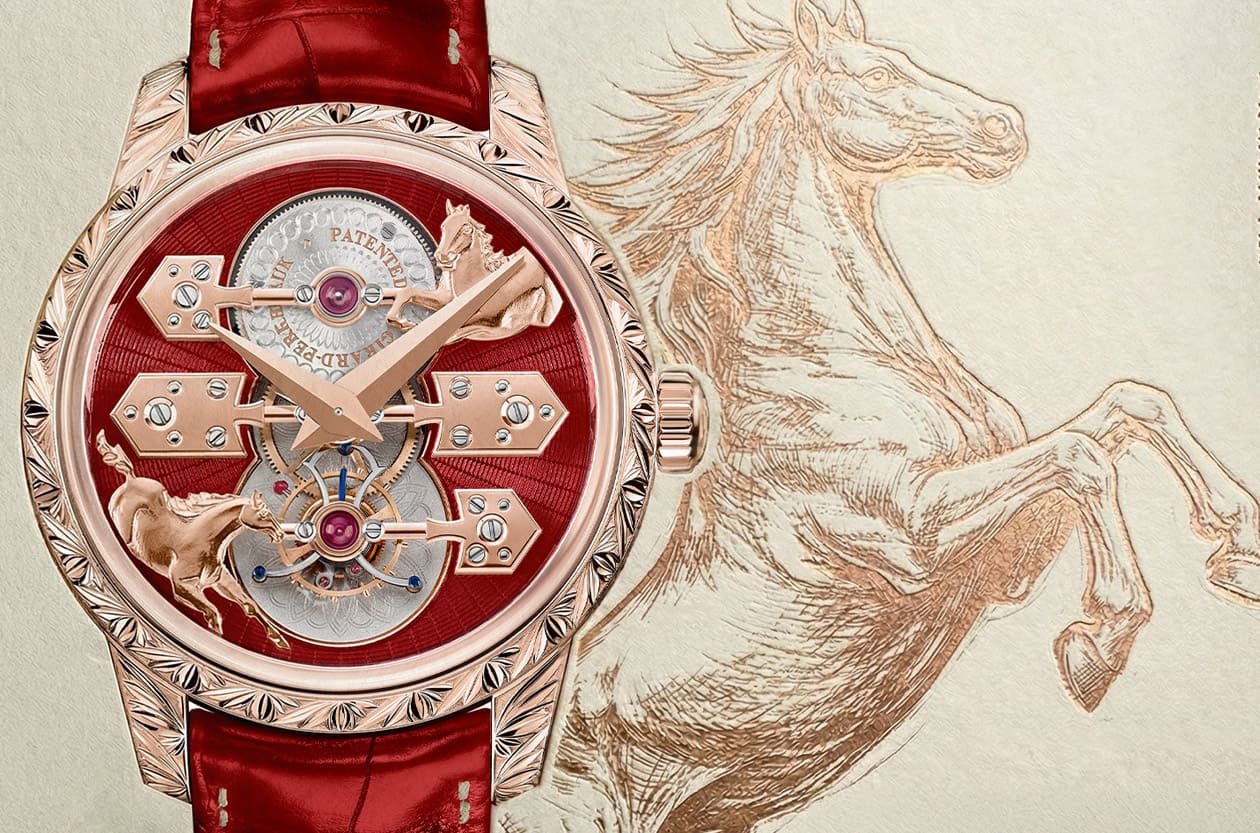 紅紅火火過馬年 GP芝柏表三金橋La Esmeralda陀飛輪，把「鴻運當頭」戴手上