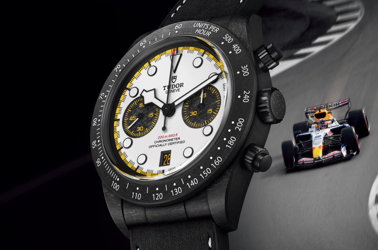 賽道基因滿格 帝舵Black Bay Chrono Carbon 26，碳纖維與F1賽車的完美碰撞