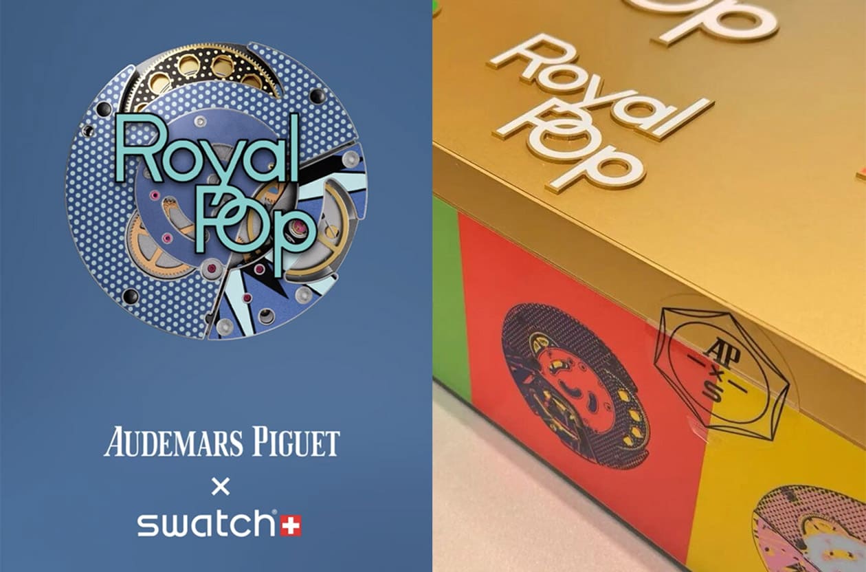 官方證實愛彼 x SWATCH「世紀聯名」 Royal Pop機芯與8色展示錶盒搶先曝光，5/16準備徹夜排隊