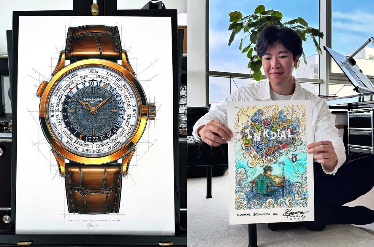 靠一支麥克筆征服頂級錶壇！認識爆紅手錶藝術品牌Inkdial與創辦人Ben Li