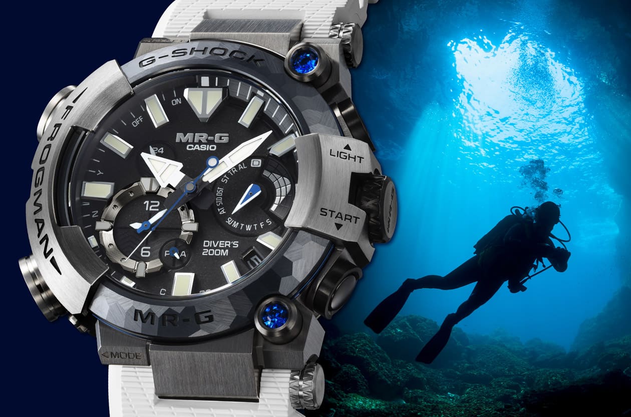 身價25萬的頂規G-SHOCK！MR-G 30週年限量「蛙王」結合寶石大師工藝重現極地奇觀
