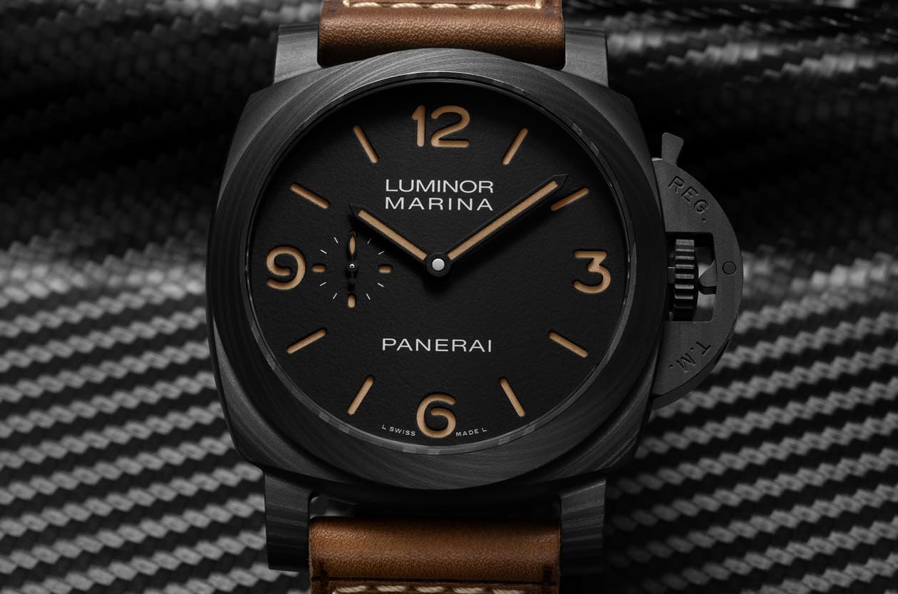 沛纳海Luminor PAM01707登场 Carbotech碳纤维加持，44mm运动表仅100克令人惊艳
