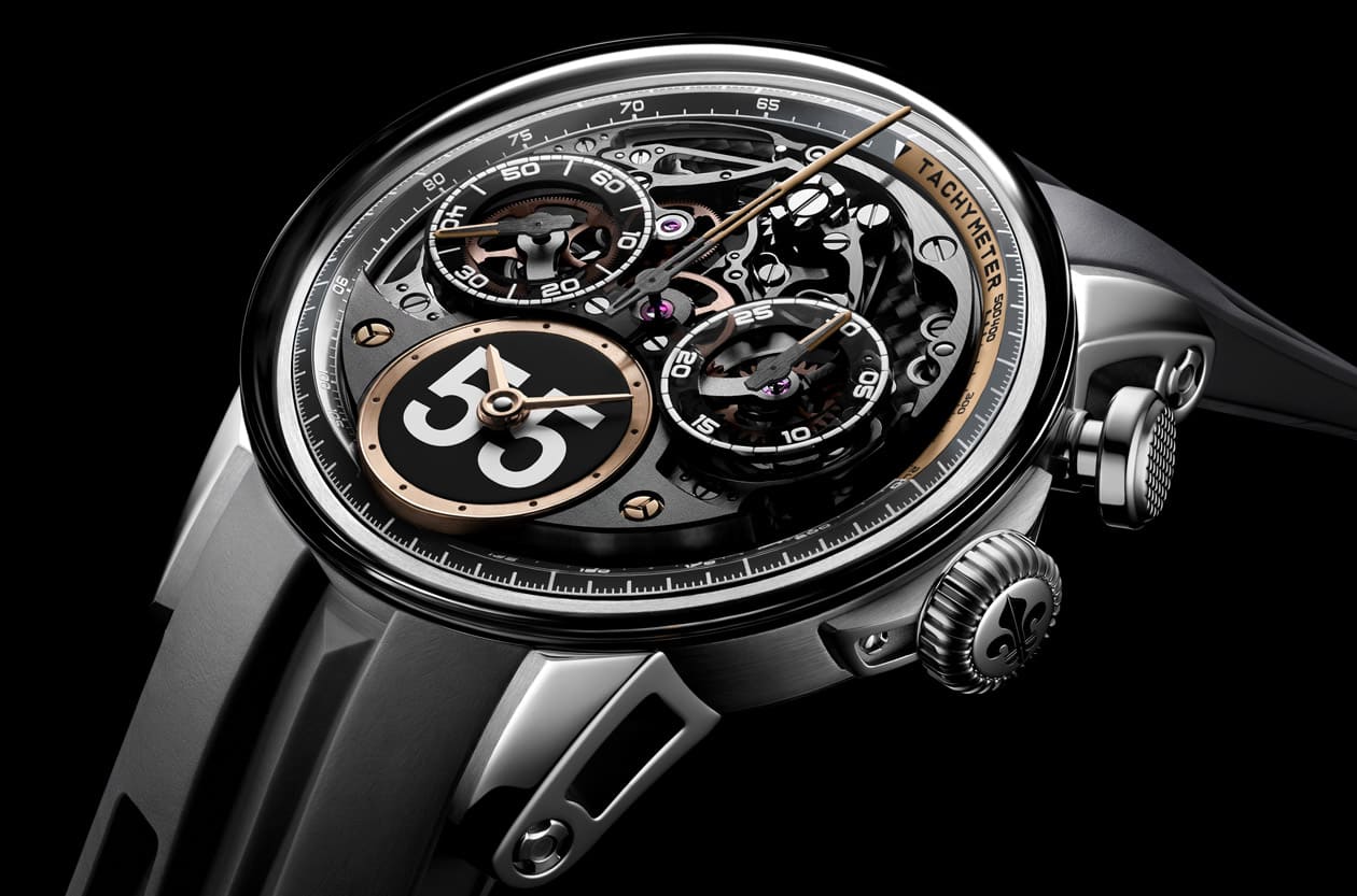 把幸运数字戴上身，LOUIS MOINET Time to Race Flash计时码表，以赛道极速定格专属传奇