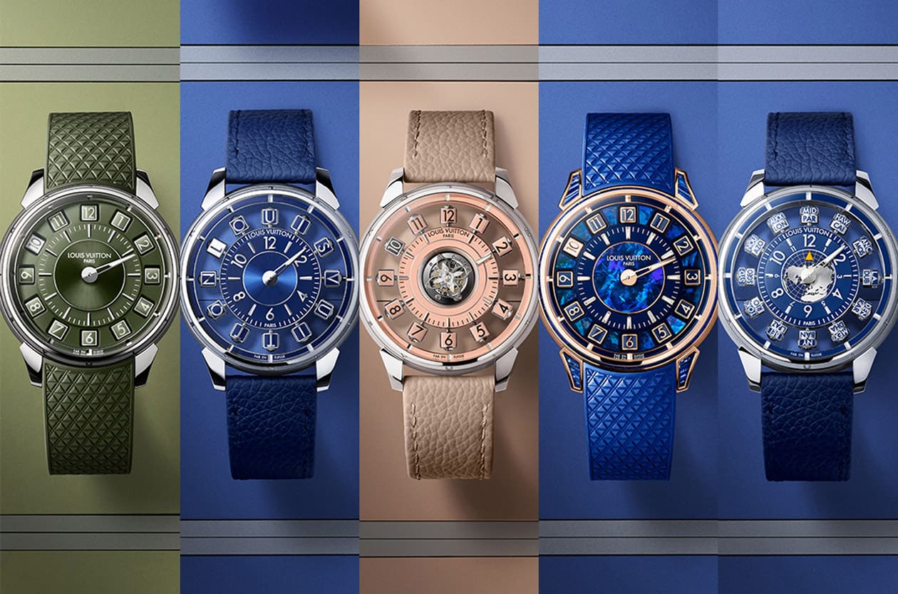 翻轉時間的奢華藝術 路易威登Tambour Spin Time新錶登場：歐泊石、陀飛輪與雙時區全面進擊