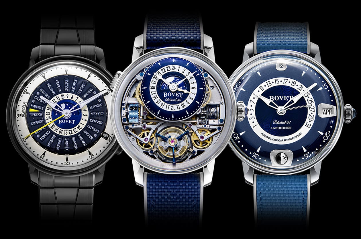 BOVET 2026亞洲巡迴展台北登場 Récital 30、31、32 三部曲齊聚：GPHG得獎世界時區、萬年曆與兩地時間頂級製錶一次看