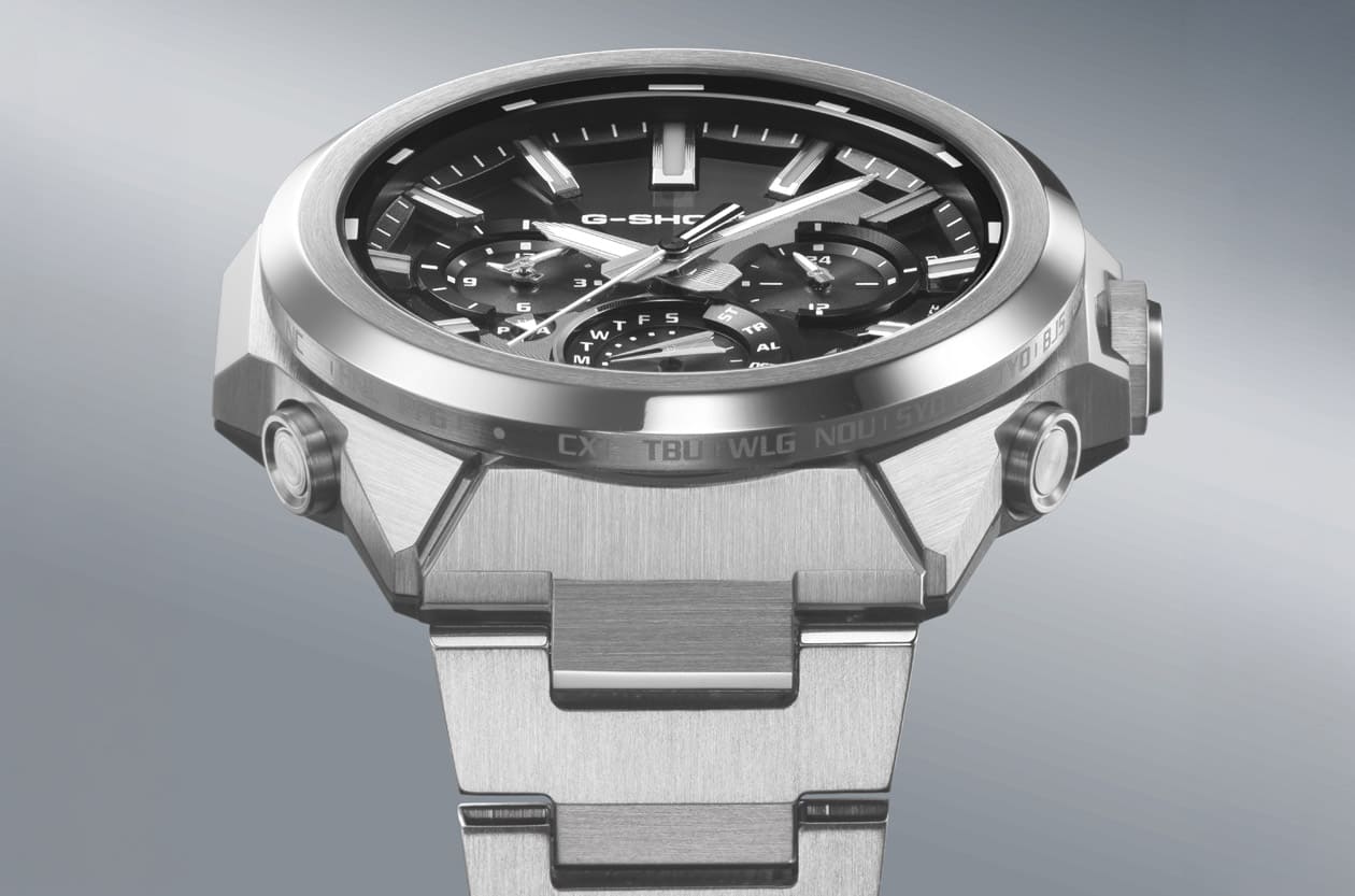G-SHOCK GST-W1000剛勁上市 極簡金屬減法美學與強悍機芯完美結合