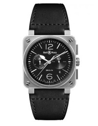 BELL & ROSS 柏萊士 BR 03 系列BR0394-BL-SI/SCA