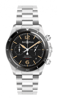 BELL & ROSS 柏莱士 VINTAGE 系列BR V2-94 STEEL HERITAGE