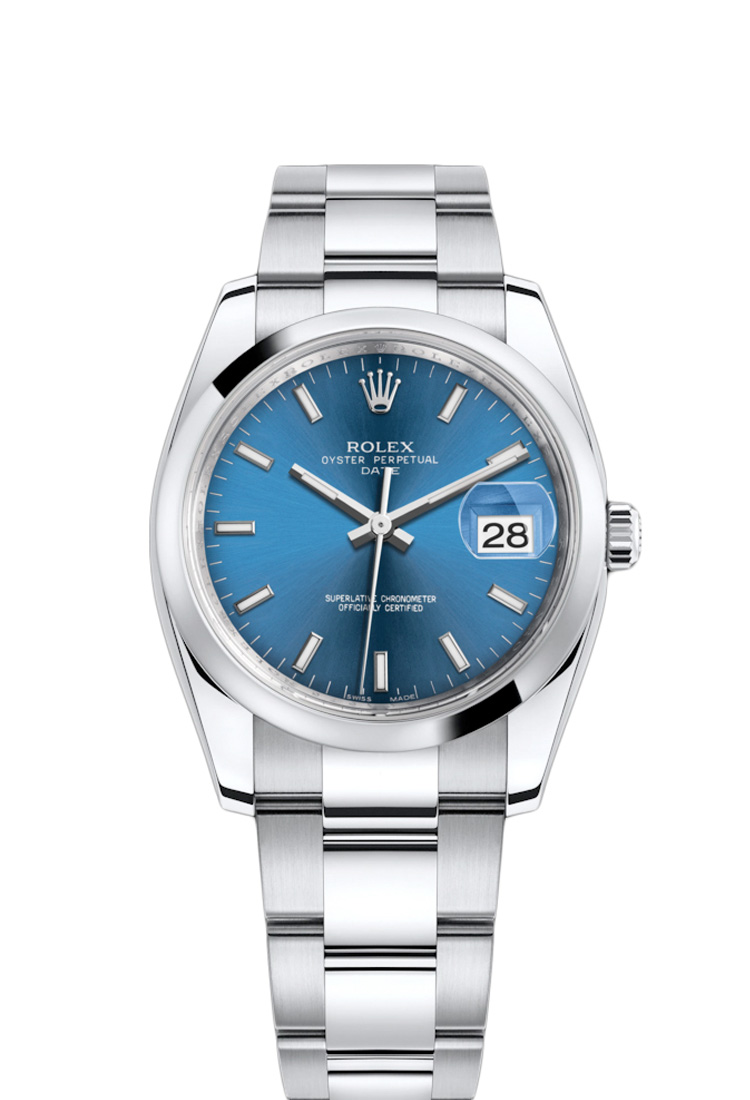 ROLEX 劳力士DATE 34 系列115200-0007 中性錶- 找手錶價格規格- 世界腕表World Wrist Watch